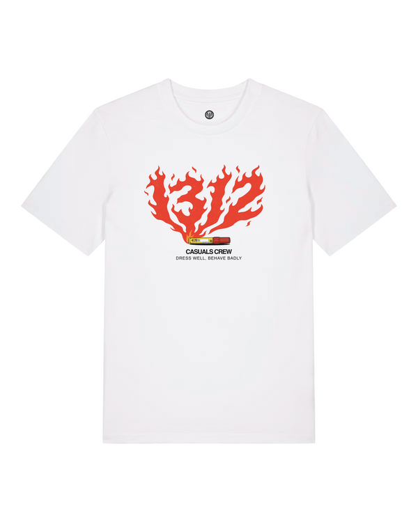 1312 Flare T-Shirt White