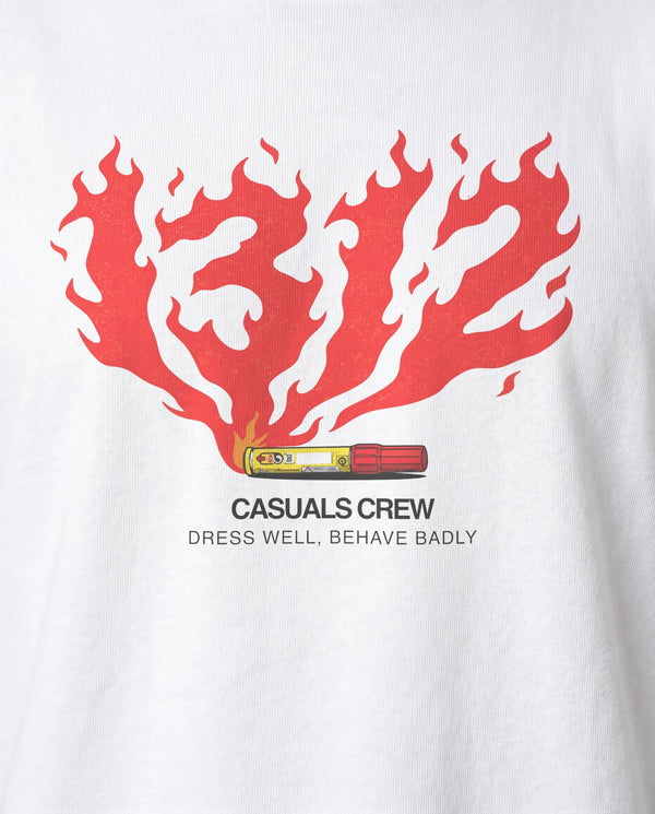 1312 Flare T-Shirt White