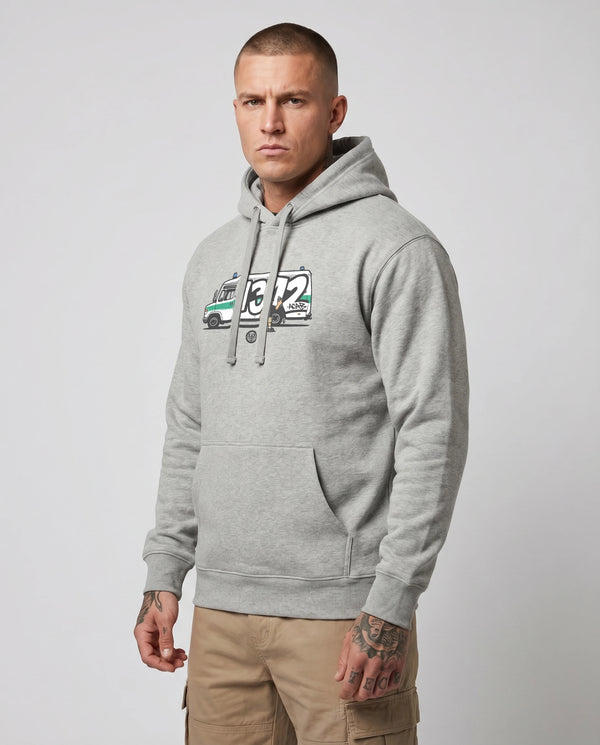 1312 Van Hoodie Heather Grey