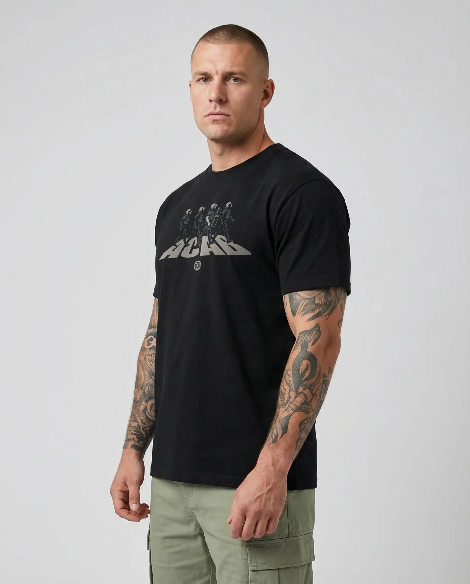 ACAB Crosswalk T-Shirt Black