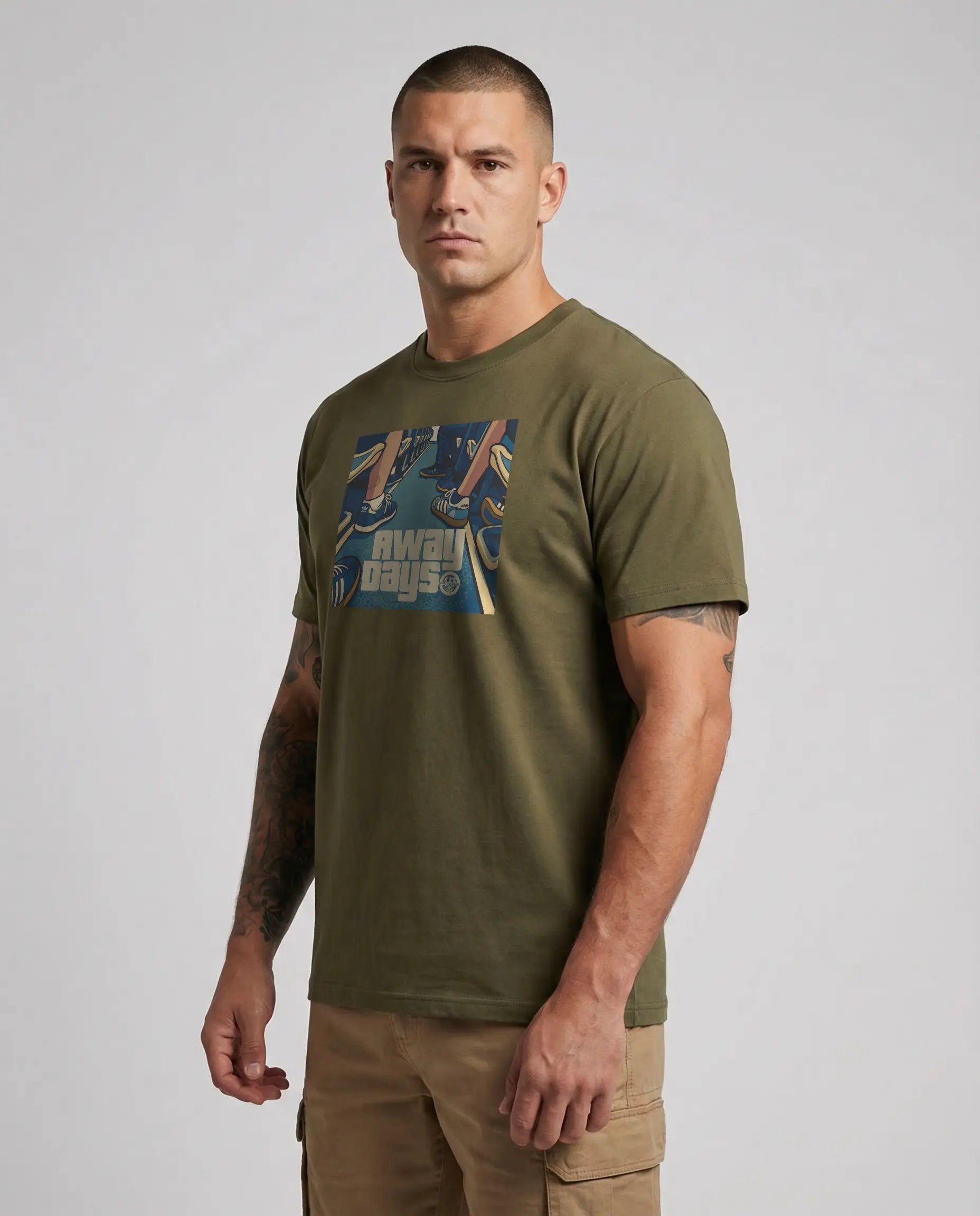 AWAY DAYS T-SHIRT KHAKI