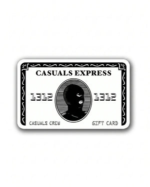 CASUALS CREW GIFT CARD