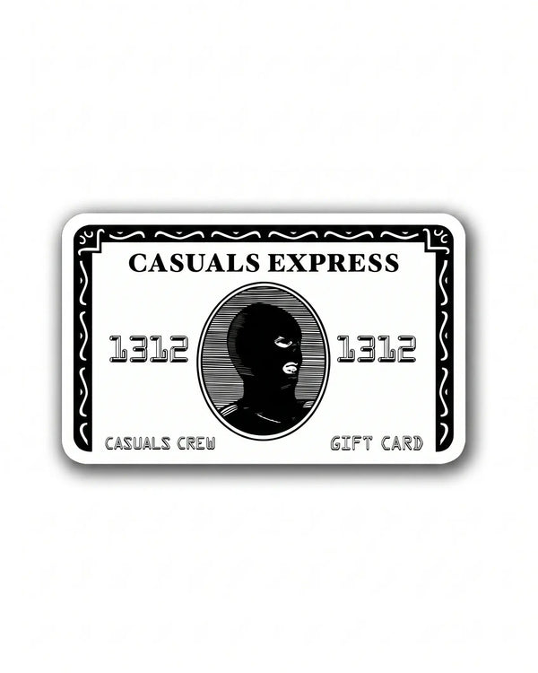 CASUALS CREW GIFT CARD
