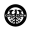 Circular logo with stylized eagle design and 'Casuals Crew' text on a white background