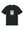 Black ultras world cup t-shirt with a graphic of a person wearing a cap on a white background