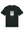 Black ultras world cup t-shirt with a graphic of a person wearing a cap on a white background