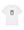 White t-shirt with a graphic of a person wearing a red cap on a white background