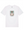 White t-shirt with a graphic of a person wearing a red cap on a white background
