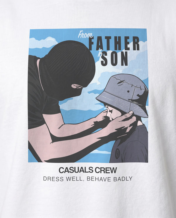 Father To Son T-Shirt White