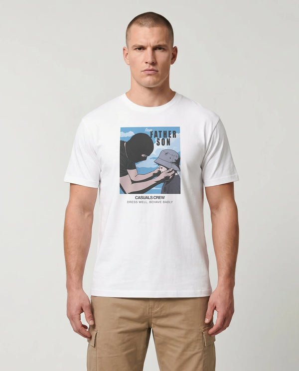 Father To Son T-Shirt White
