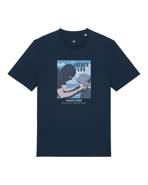 Father To Son T-Shirt Navy
