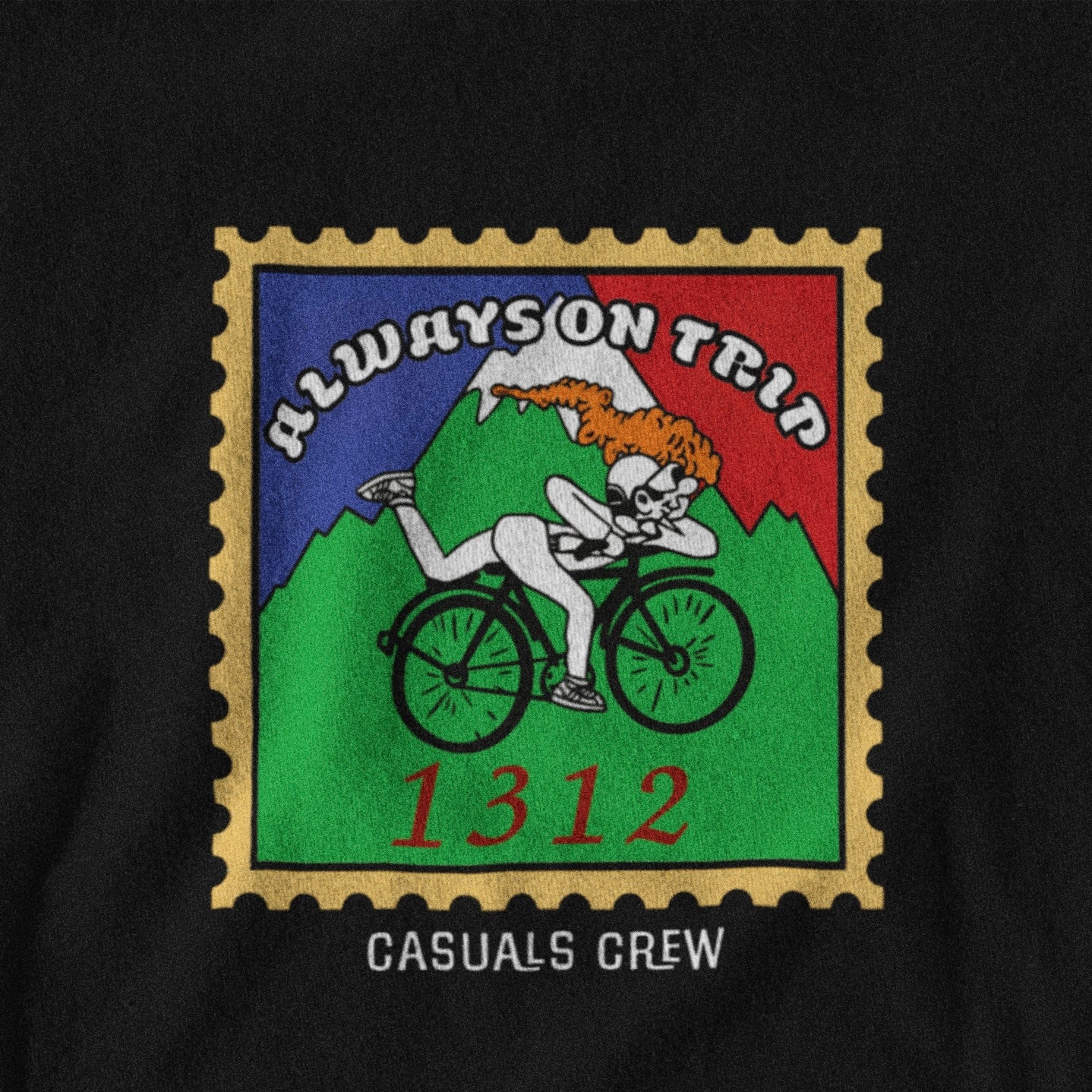 ALWAYS ON TRIP T-SHIRT BLACK