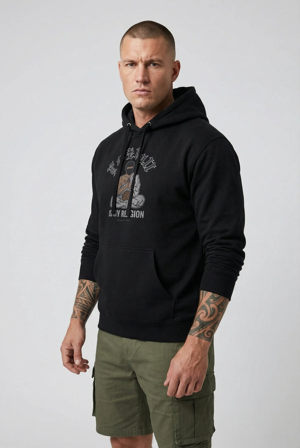 FOOTBALL IS MY RELIGION HOODIE BLACK