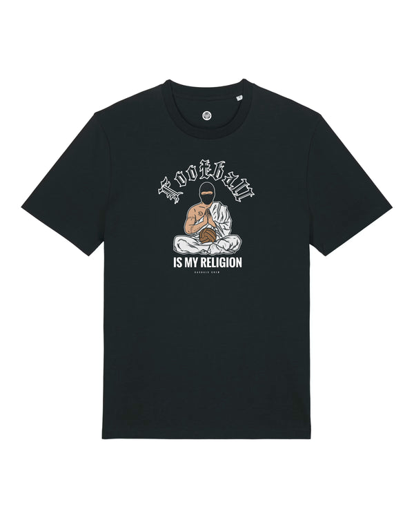 Football Is My Religion T-Shirt Black