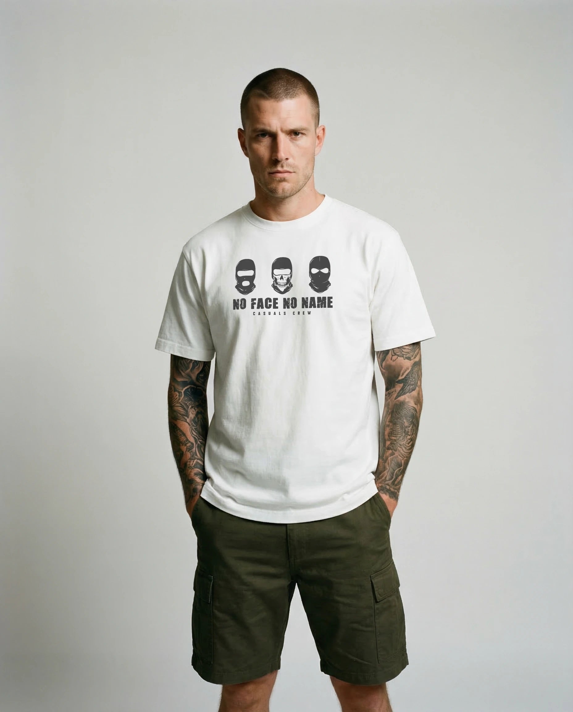 No Face No Name T-Shirt White