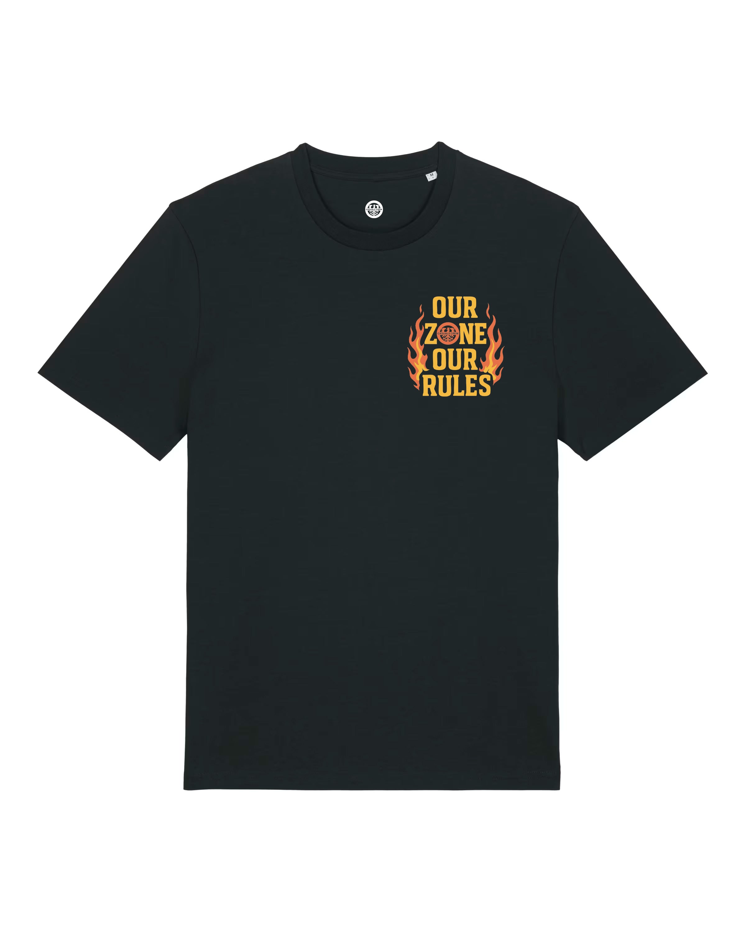 OUR ZONE OUR RULES T-SHIRT BLACK