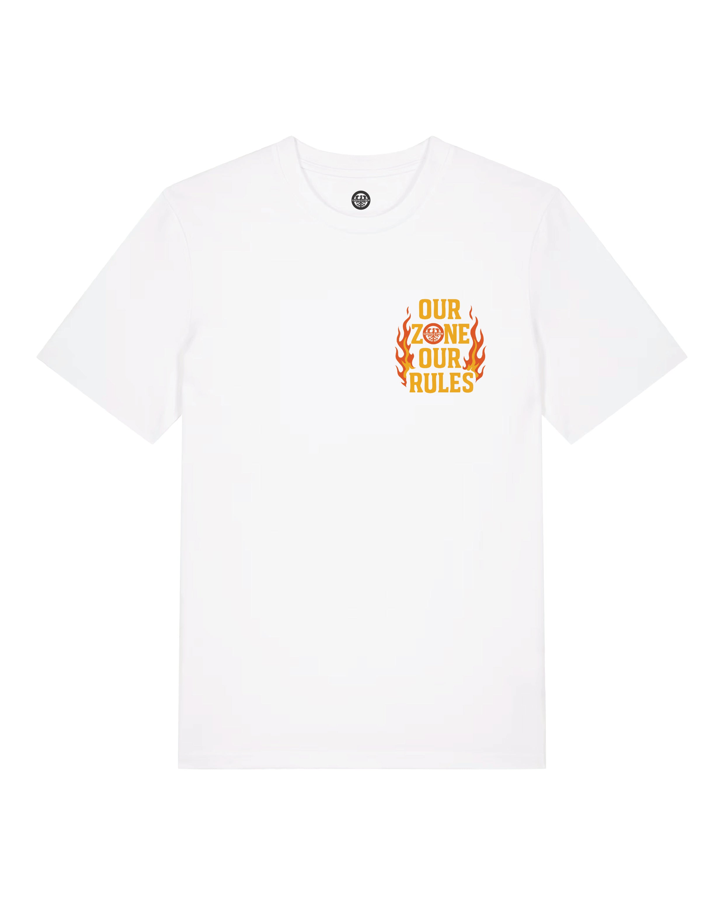 OUR ZONE OUR RULES T-SHIRT WHITE