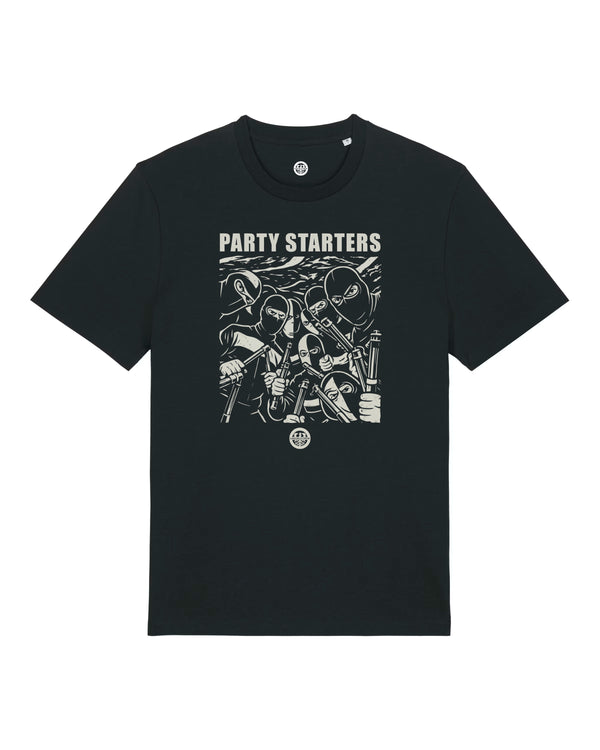 black ultras t-shirt with pyro 