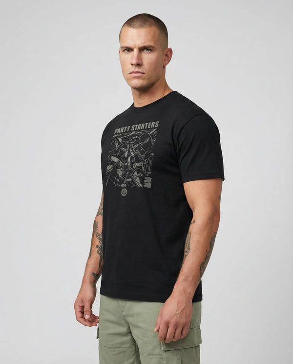 Party Starters T-Shirt Black