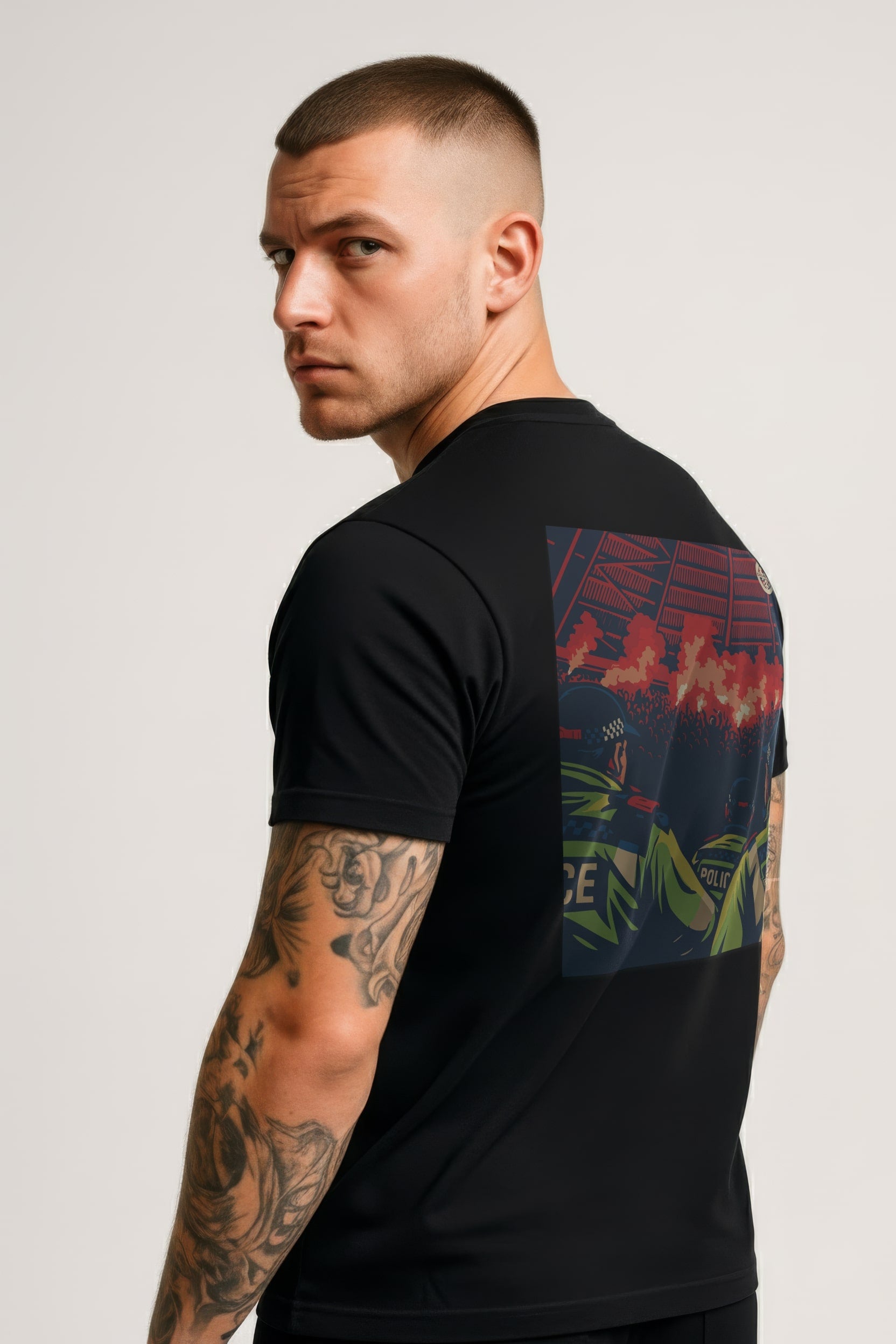 OUR ZONE OUR RULES T-SHIRT BLACK