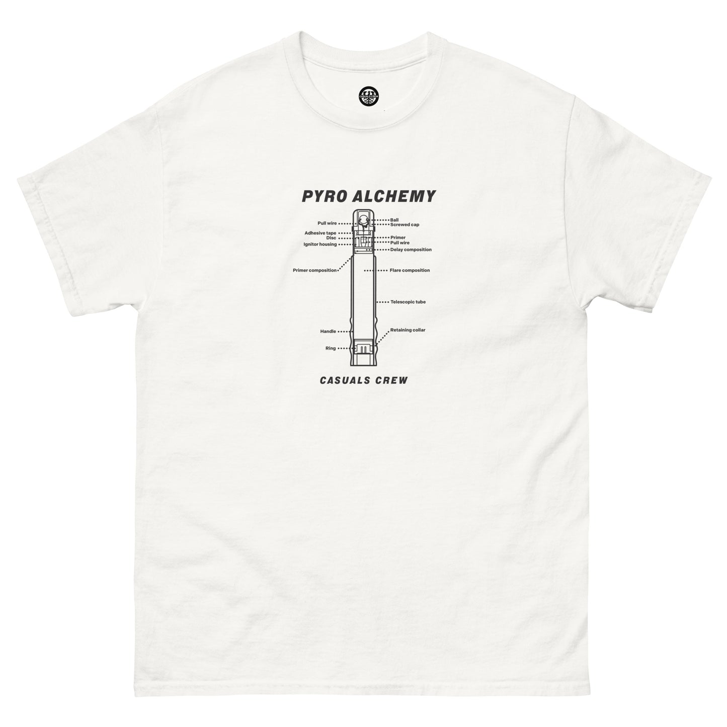 PYRO ALCHEMY T-SHIRT WHITE