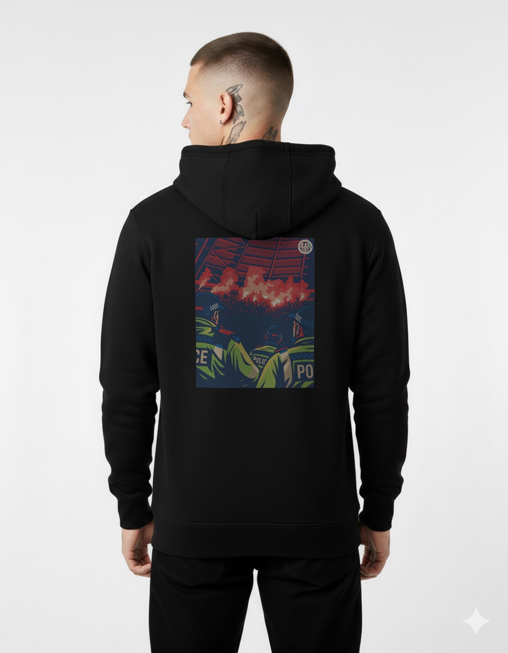 Our Zone Our Rules Hoodie Black