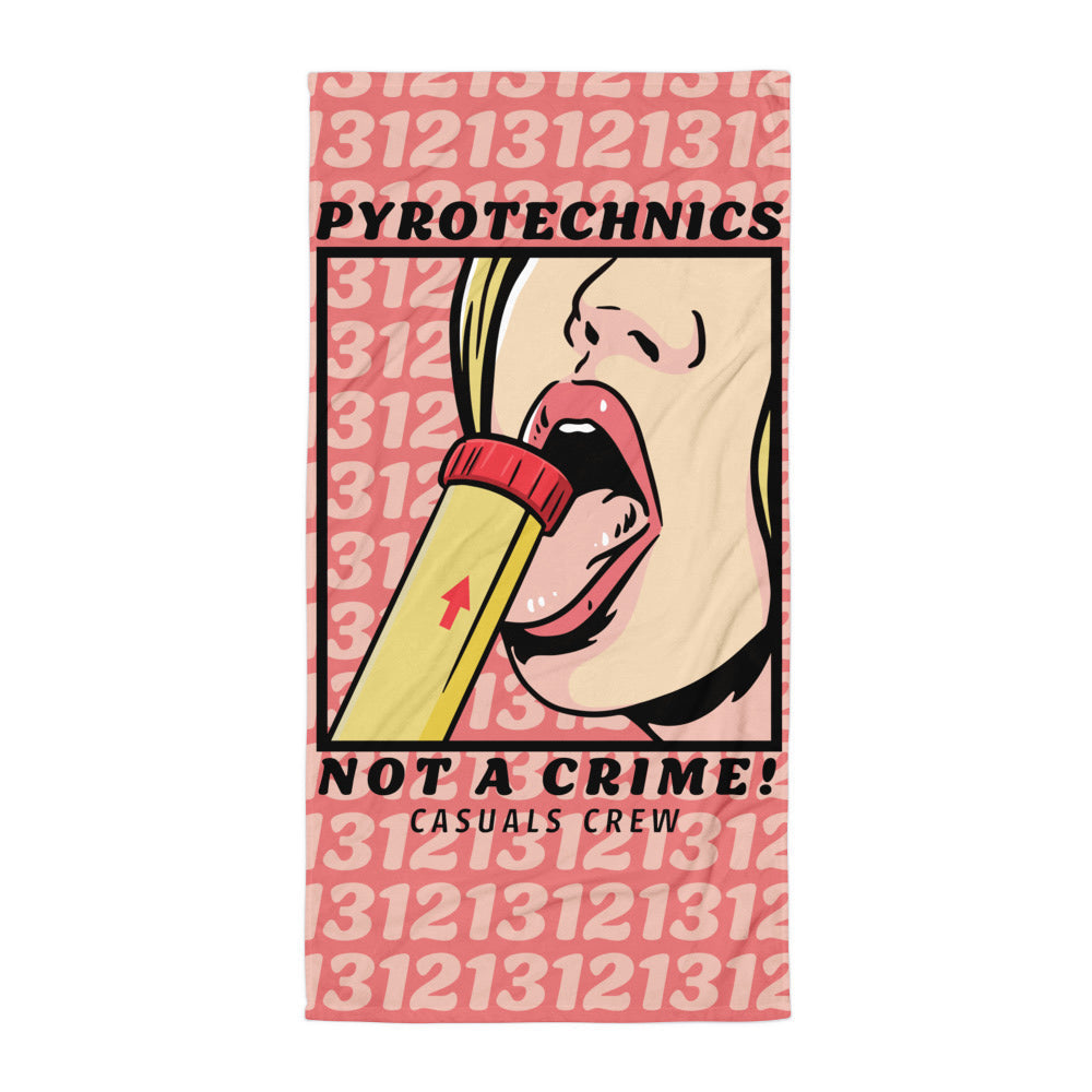 PYROTECHNICS TOWEL