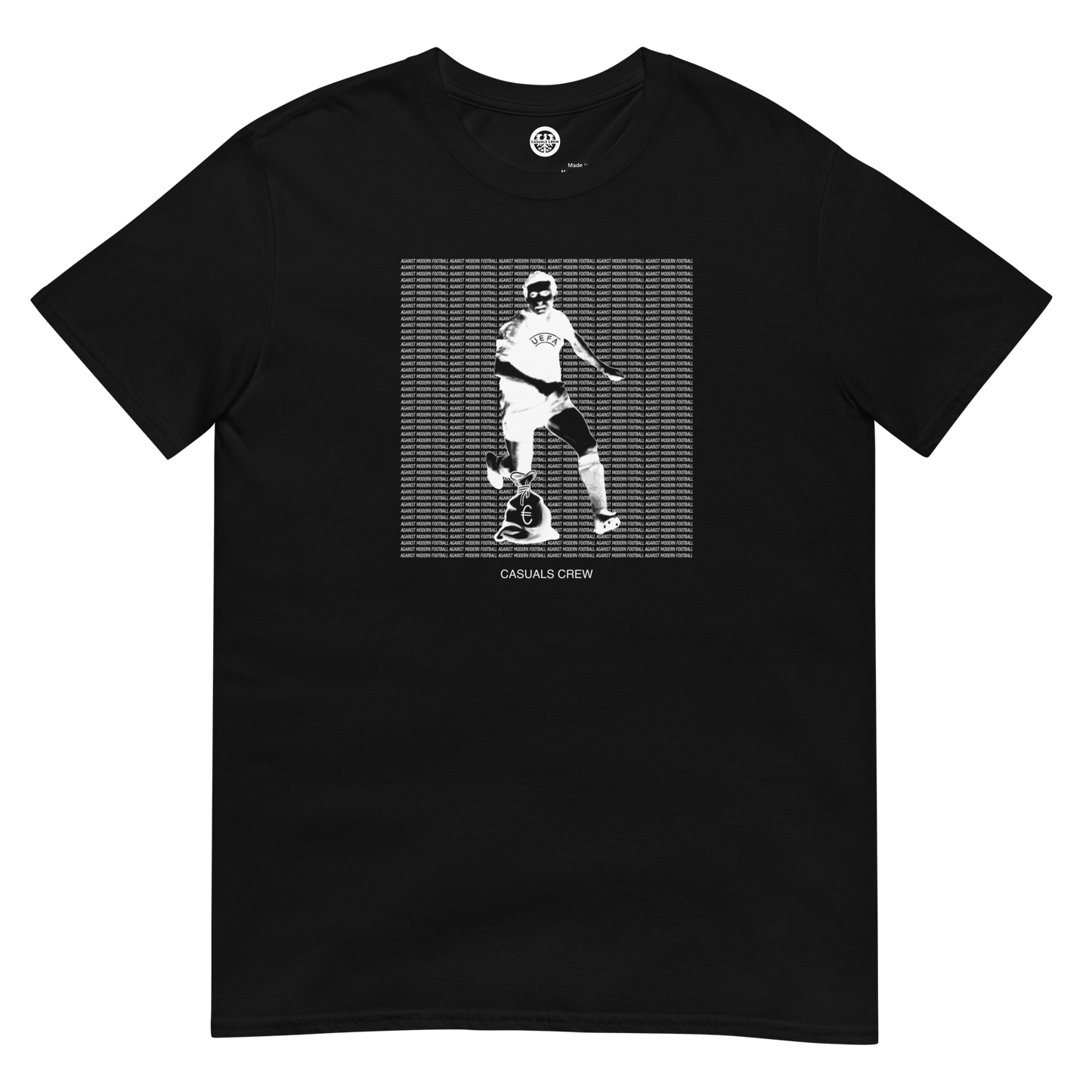 AGAINST MODERN FOOTBALL T-SHIRT BLACK