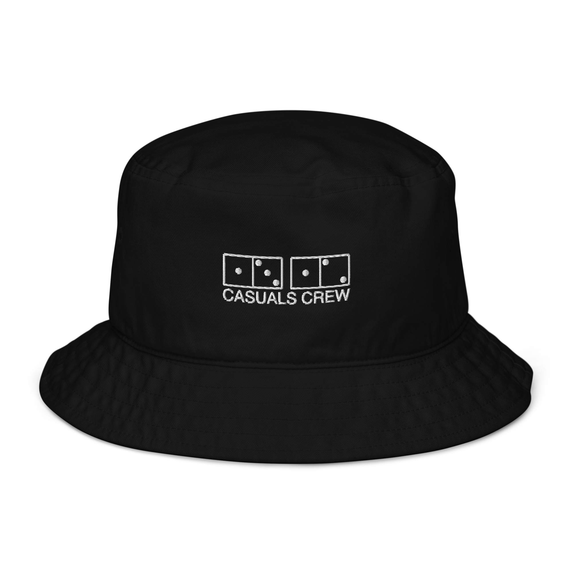 DOMINO BUCKET HAT BLACK