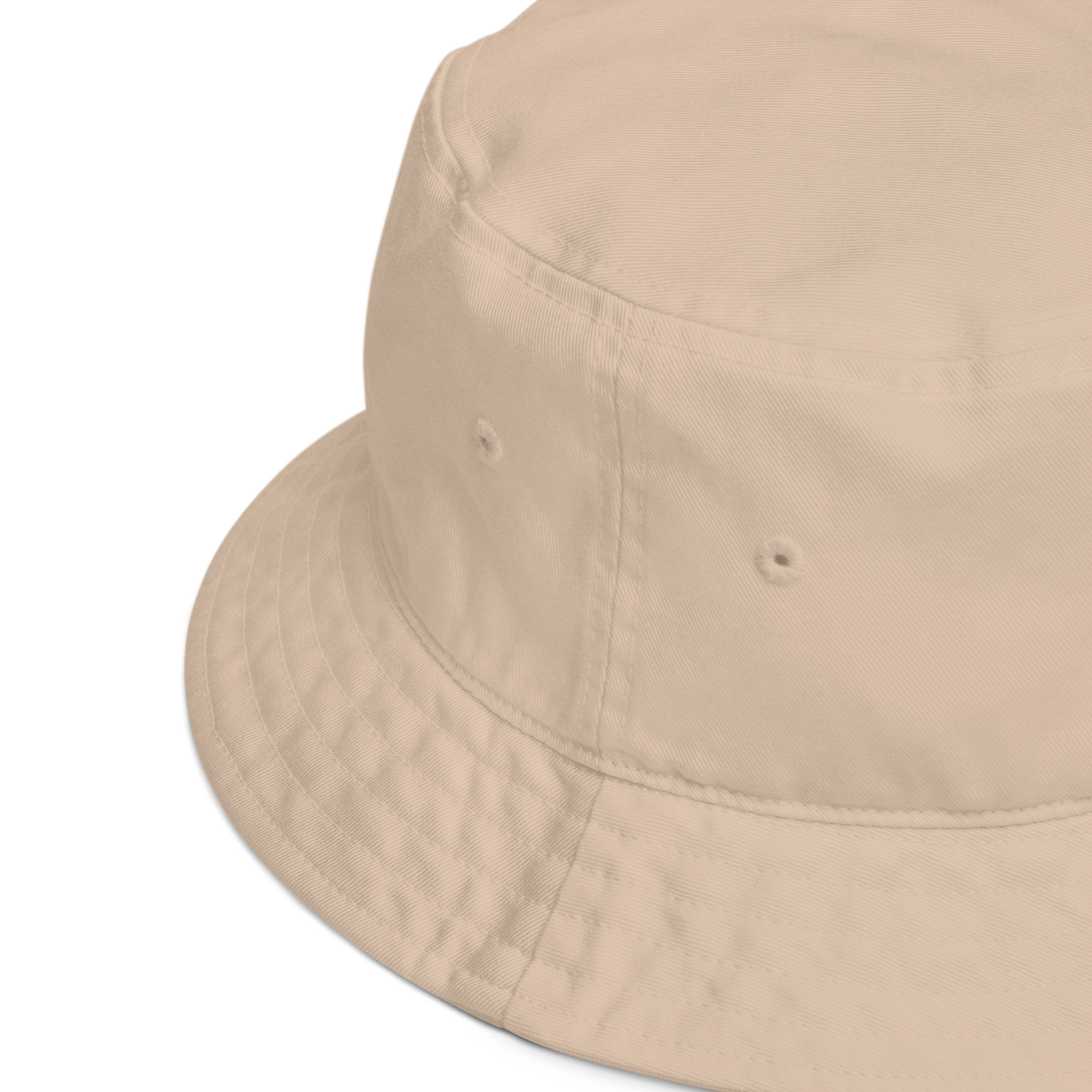 Embroidery Casuals Crew Bucket Hat Stone - Casuals Crew