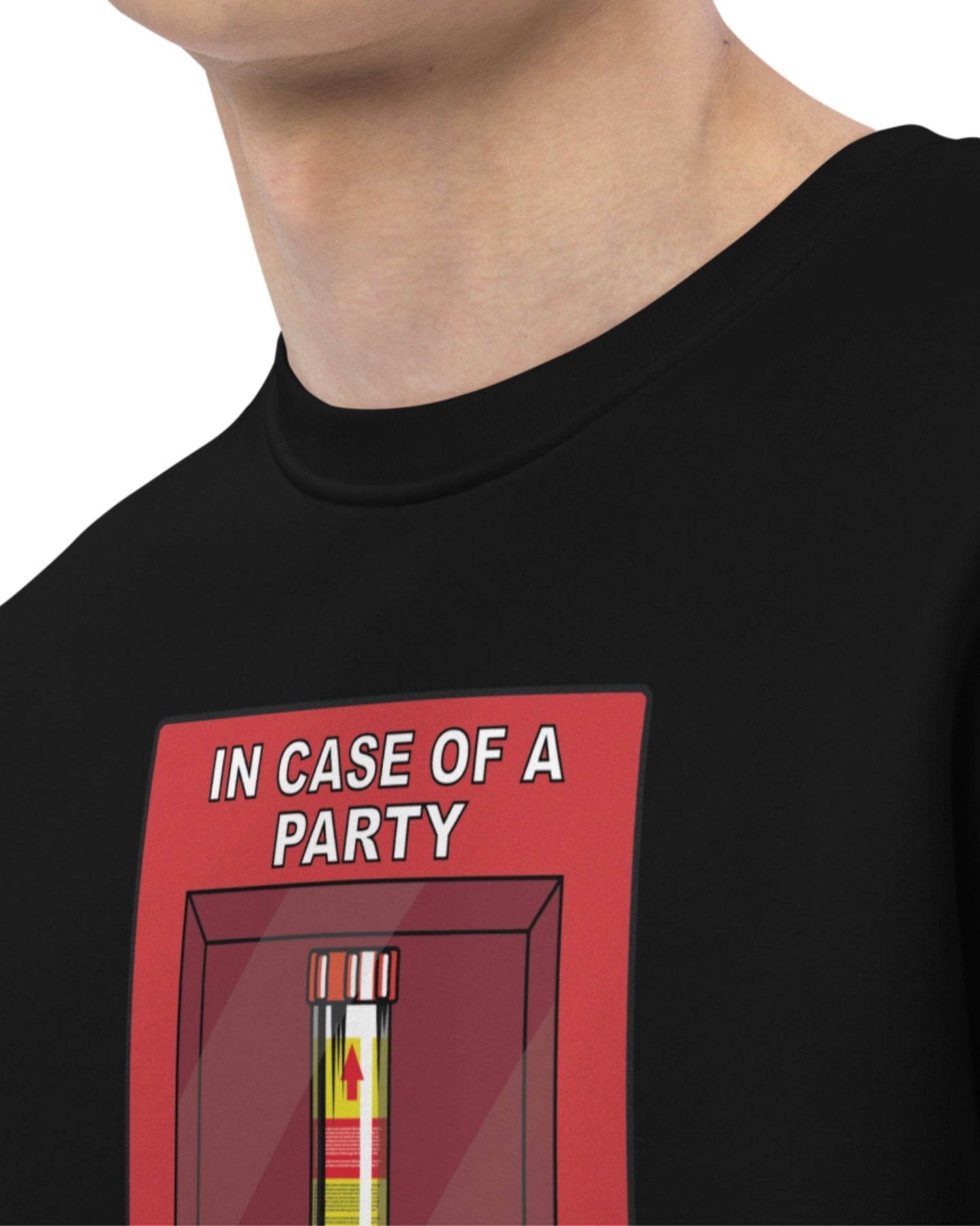 IN CASE OF A PARTY SWEATSHIRT BLACK