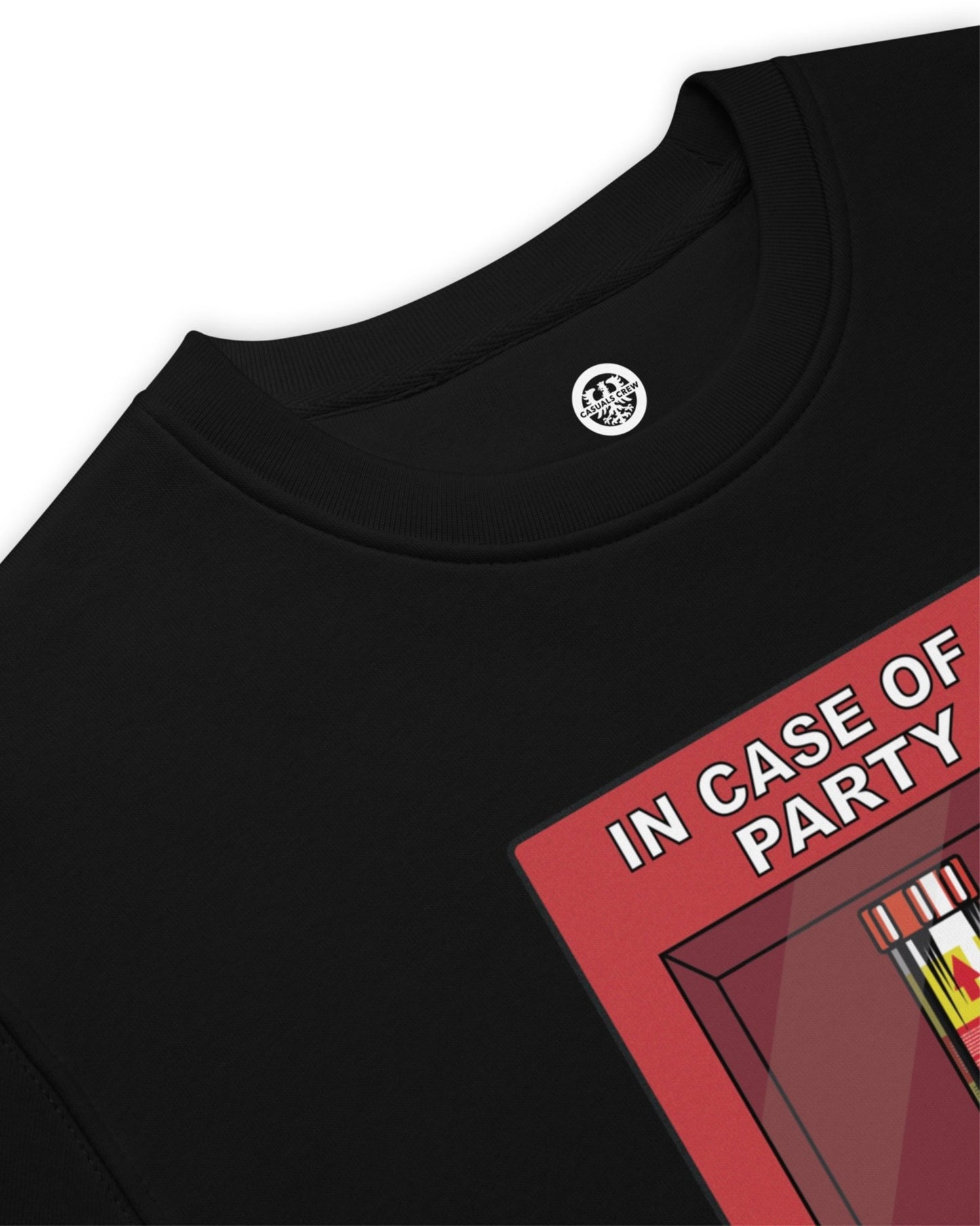 IN CASE OF A PARTY SWEATSHIRT BLACK