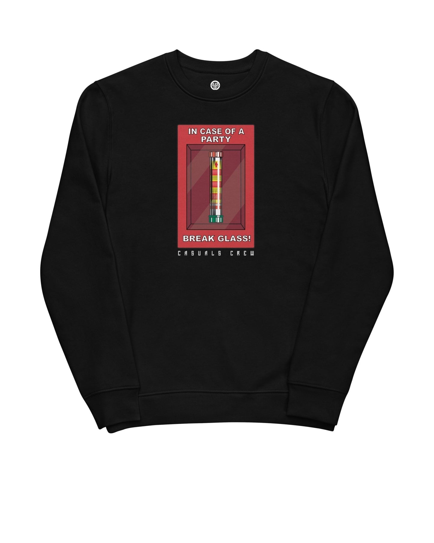 IN CASE OF A PARTY SWEATSHIRT BLACK