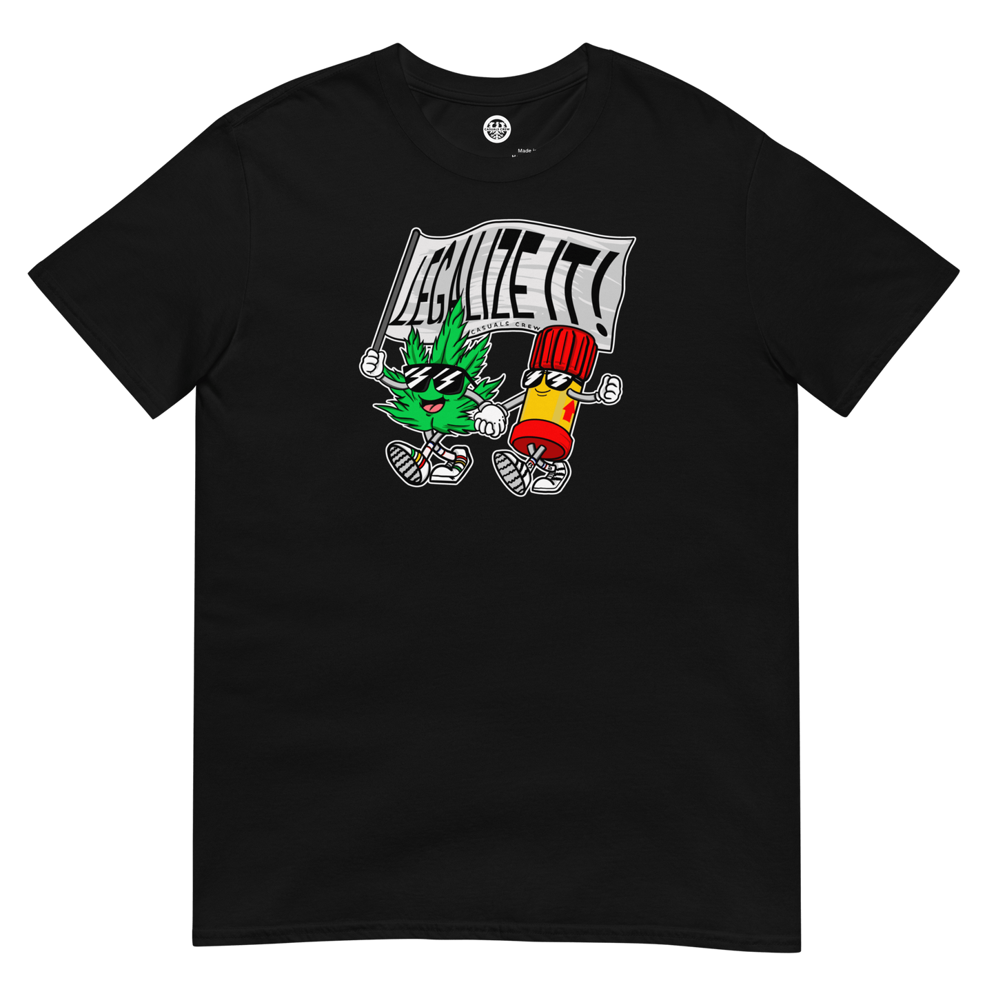 LEGALIZE IT T-SHIRT BLACK