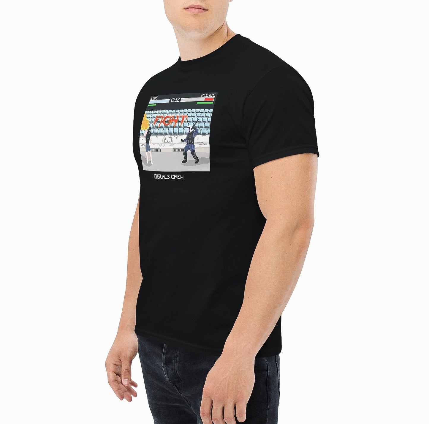 RETRO FIGHT T-SHIRT BLACK