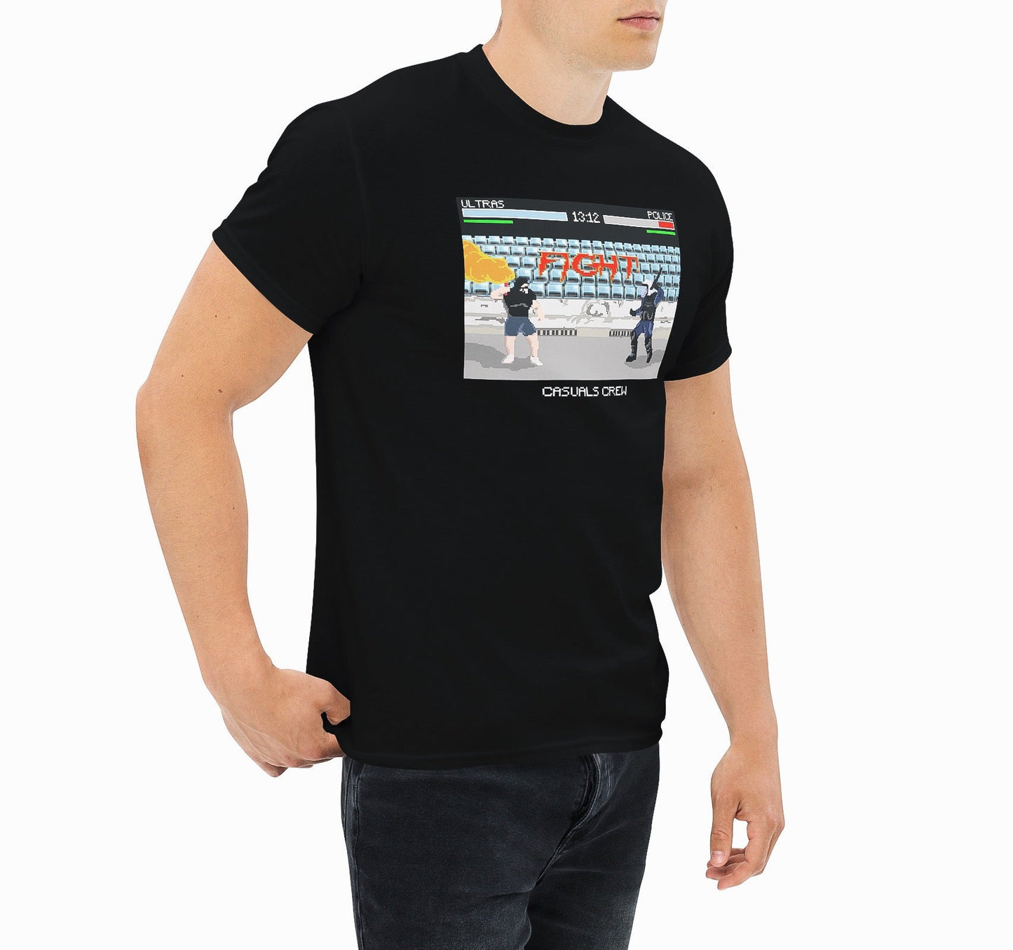 RETRO FIGHT T-SHIRT BLACK